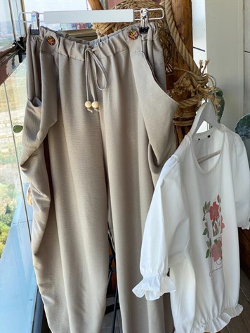 Şalvar Model Pantolon (Haki)