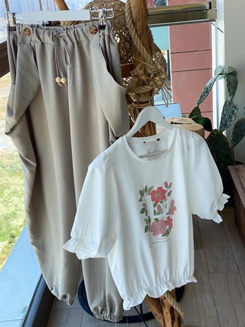 Şalvar Model Pantolon (Haki)