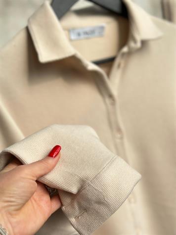 Selanik Kumaş Şalvar Model Takım (Bej)