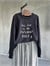 Statement Yazı Baskılı Sweatshirt (Lacivert)