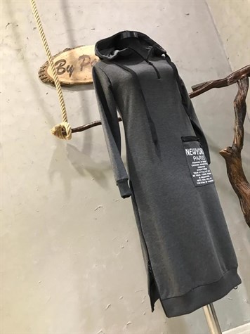 Sweat Elbise (GRİ)