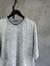 Taş Yıkama Oversize Dokuma Tshrt (Gri)