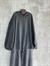 Taş Yıkamalı Büzgü Detay Oversize Sweat (Antrasit)