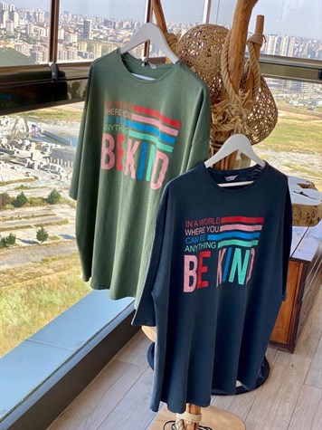Taş Yıkamalı Tshirt (Haki)