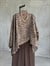Tasarım Leopar Pelerin Model Bluz (Kahve)