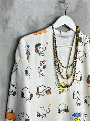 Tasarım Model Çelik Triko Düğmeli Hırka (Bej)