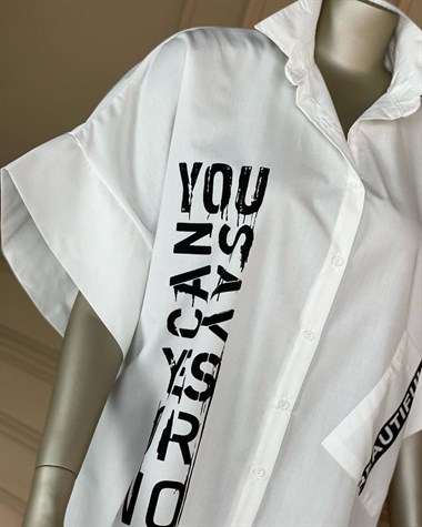 Tasarım Model Tunik Gömlek (BEYAZ)