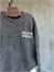 ÖN SİPARİŞE AÇILMIŞTIR...Tasarım Taş Yıkamalı Sırt/Kol Figür Baskılı Sweatshirt(Antrasit)