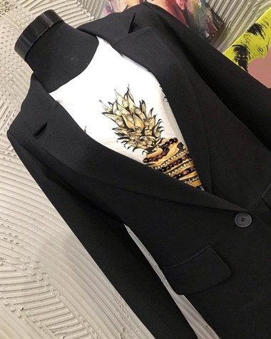 Tek Düğmeli Blazer Ceket