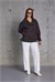 Tokalı Kemerli Premium Oversize Trenç (Kahve)