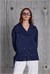 Tokalı Kemerli Premium Oversize Trenç (Lacivert)