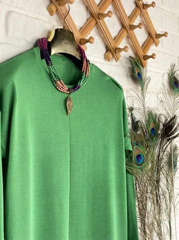 Triko Tunik (Yeşil)