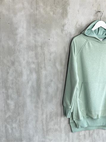 Tunik Boy Yan Yırtmaçlı Kadın Sweat (Mint)