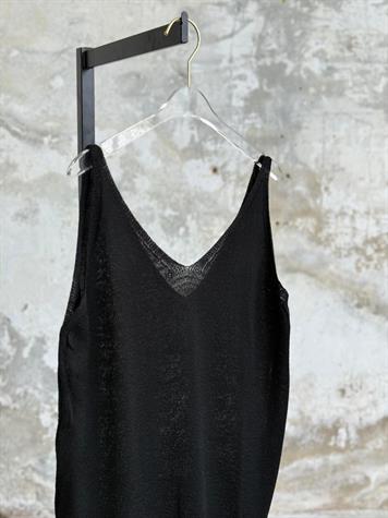 V Yaka Merserize Atlet (Siyah)