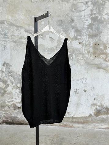 V Yaka Merserize Atlet (Siyah)