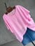 Verev Kesim Asimetrik Bluz (Pembe)