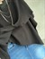 Verev Kesim Asimetrik Bluz (Siyah)