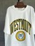 Westmont Yazı Baskılı Oversize Tişört (Beyaz)
