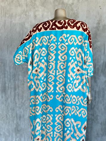 Yarasa Kol Maxi Boy Elbise (Su Yeşili)