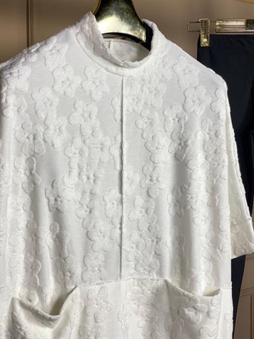 Yarasa Kol Tunik (Ekru)