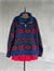 Yarım Fermuarlı Kilim Desen Polar
