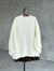 Yumoş Dış Dikişli Oversize Kazak (Beyaz)
