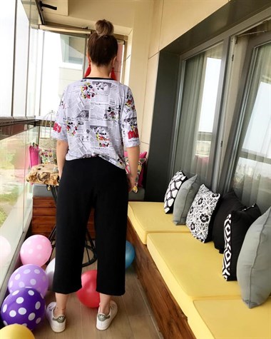 Zarf Model Pamuk Keten Kumaş Pantolon (SİYAH)