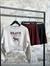 Zebra Nakışlı Sırtı Fermuarlı Sweatshirt (Bej)