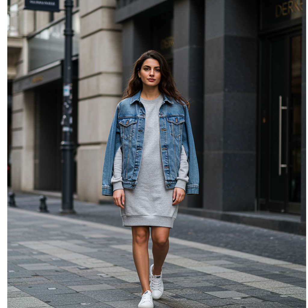 Farklı Mevsimlerde Sweat Elbise Seçimleri