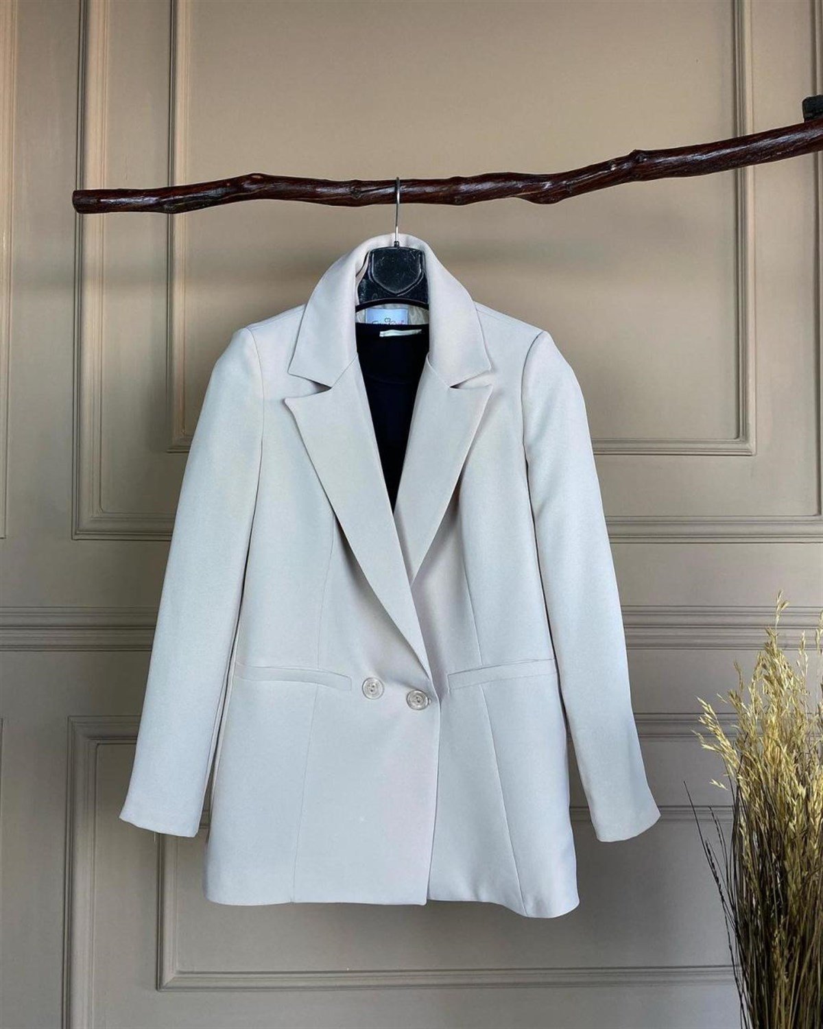 blazer ceket (ekru)