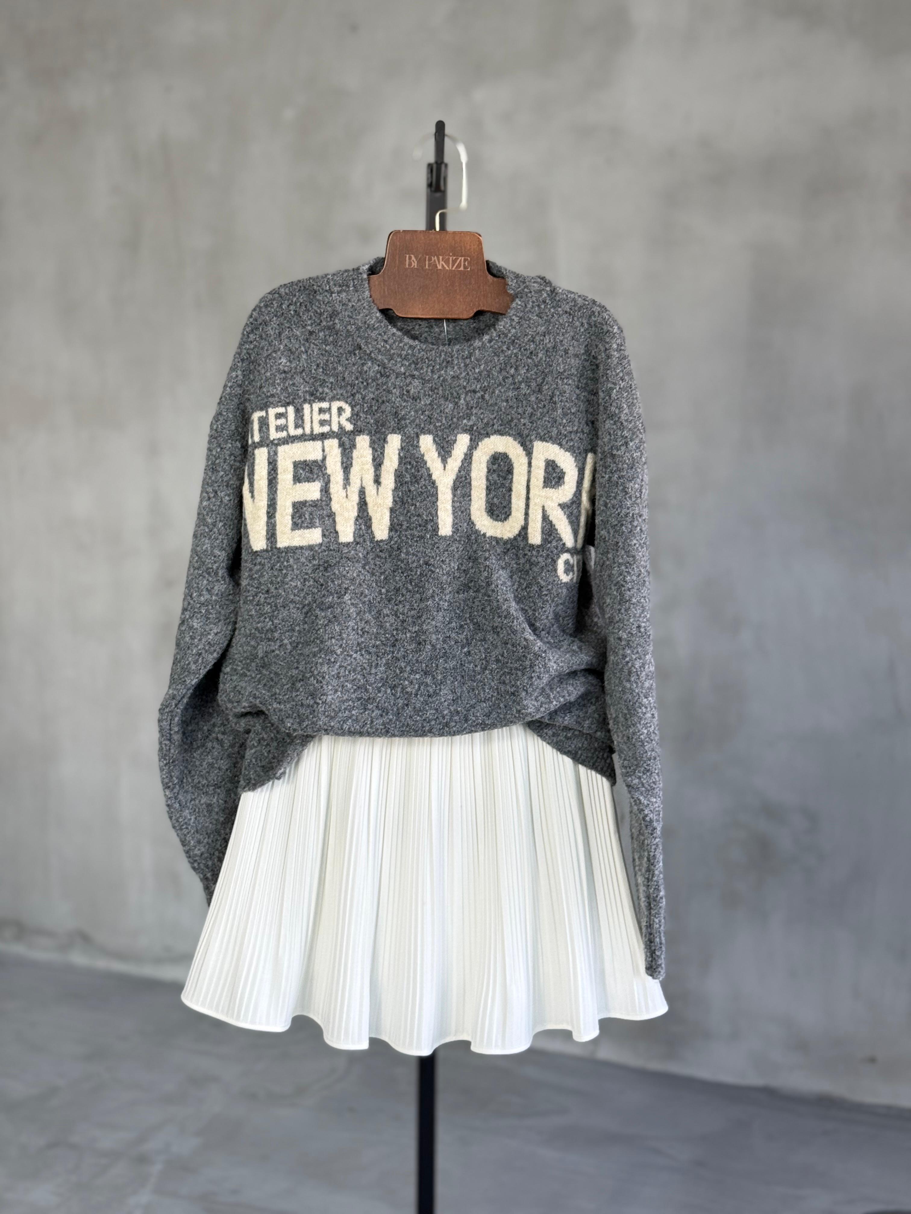 New York Premium Soft Kazak (Gri))