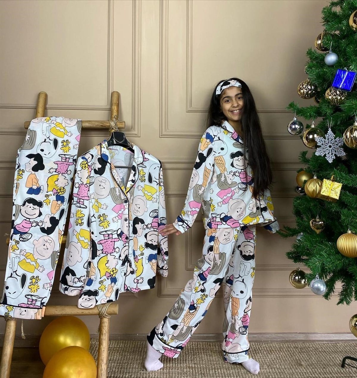 Örgü Dokuma Kumaş Pijama Takım (ÇOCUK)