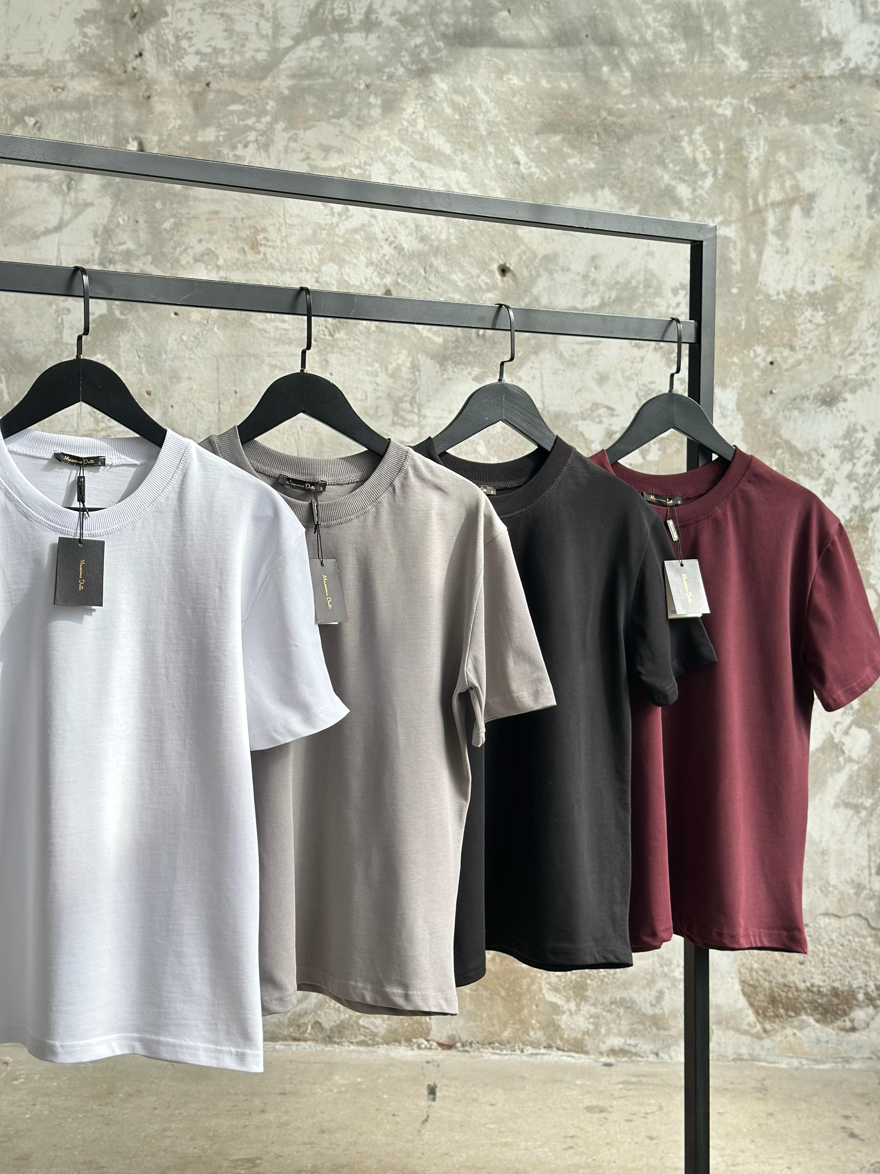 Orjinal Marka Basic Premium Tişört (Beyaz/Gri/Siyah/Bordo)