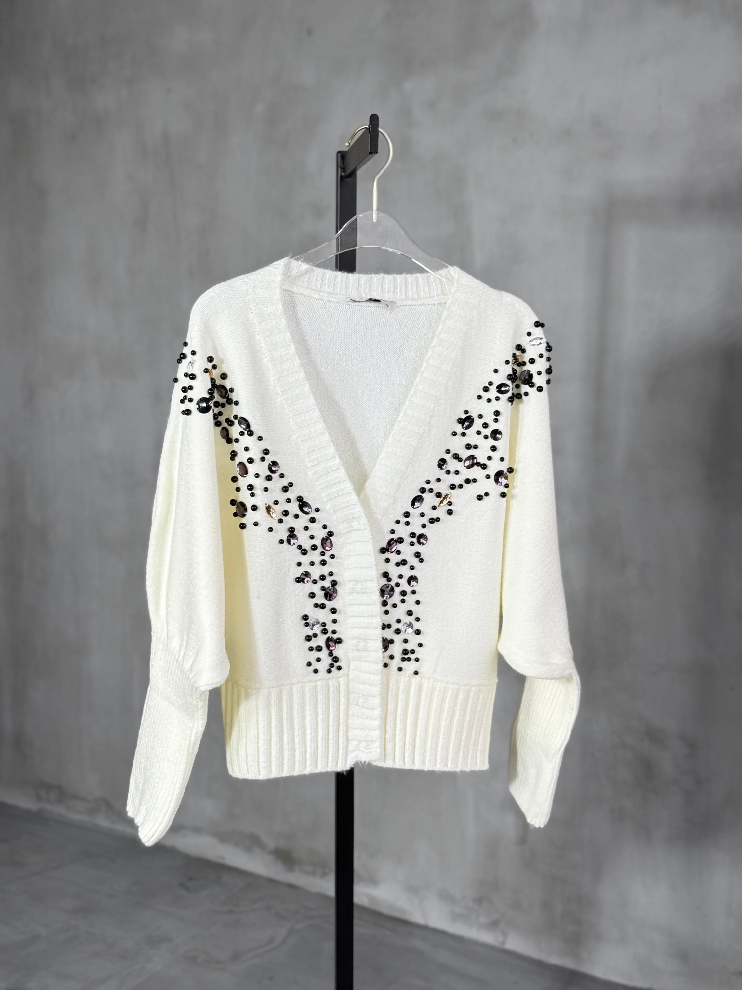 Özel El İşçilikli Premium Hırka (Vizon)