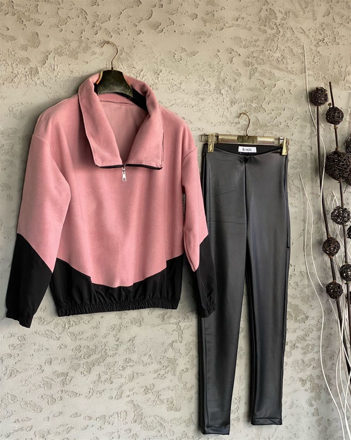 Polar Poplin Garnili Sweat (Pudra)