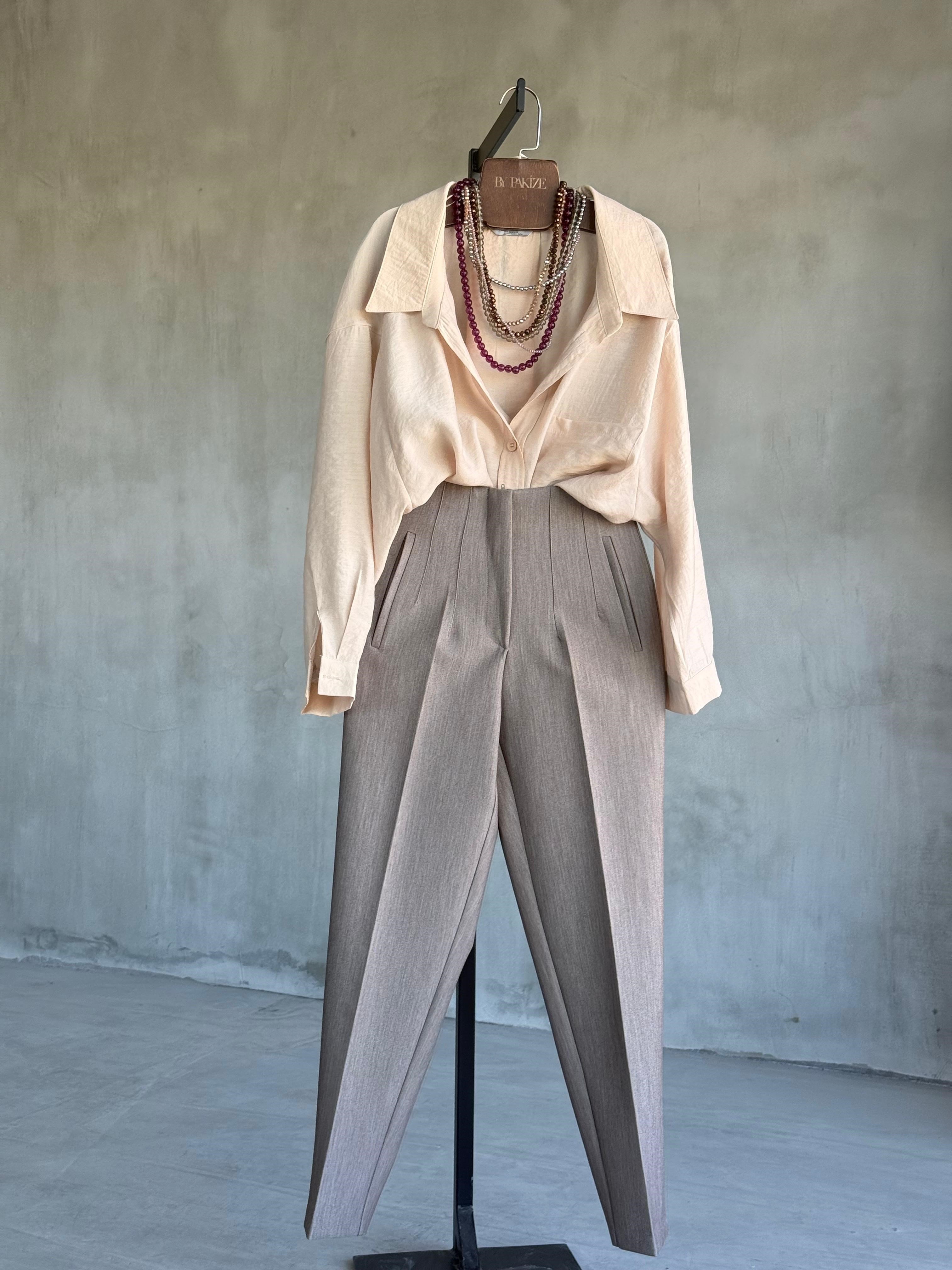 Premium Kalite Pantolon (Sütlü Kahve)