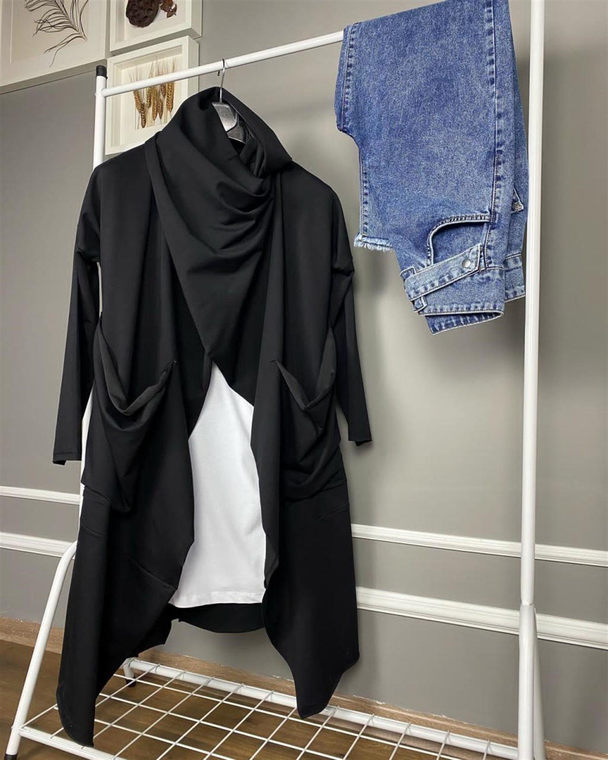 Tasarım Model Asimetrik Kesim Ceket