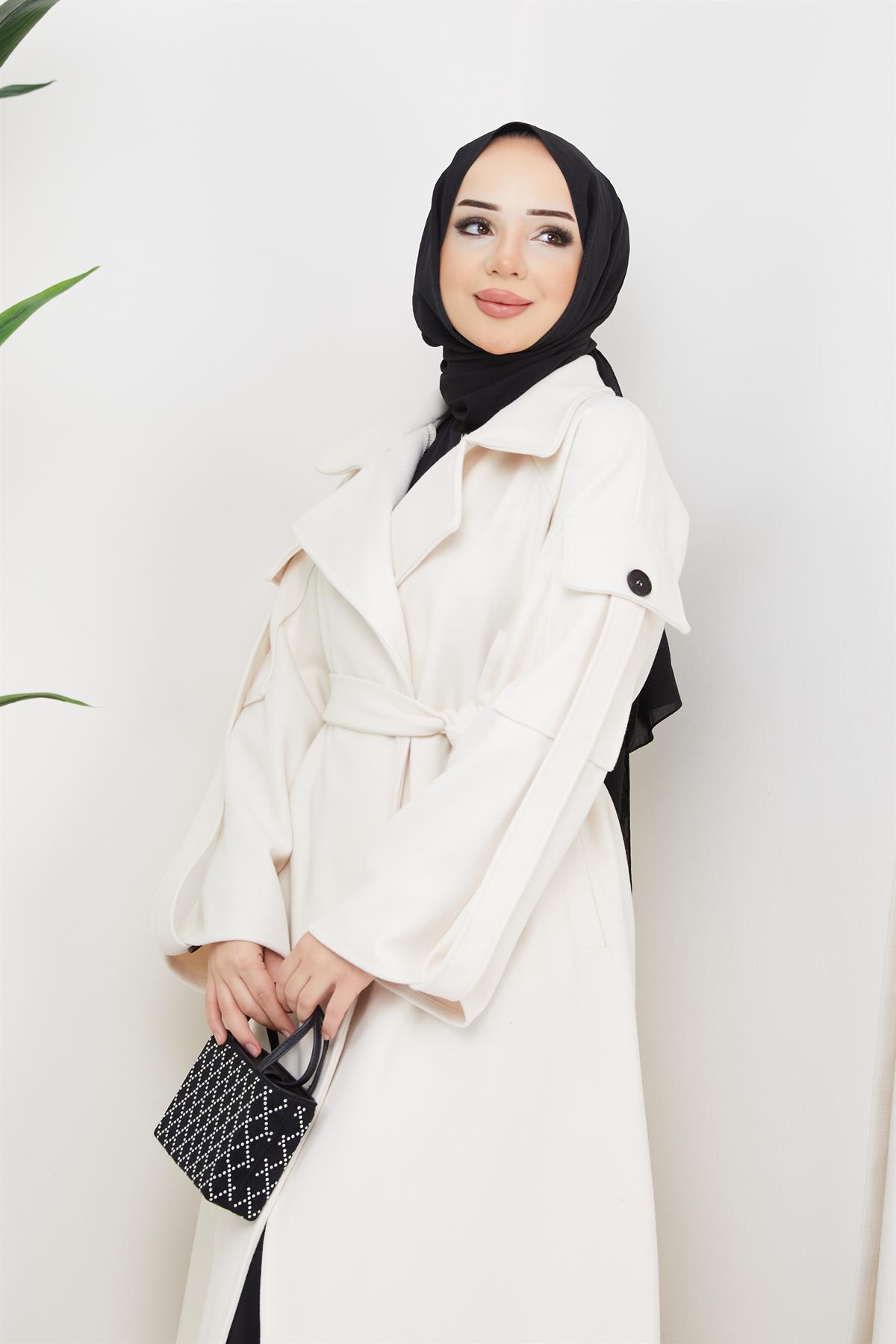 Tesettür Kaban Modelleri ve Fiyatları Tuba Mutioğlu