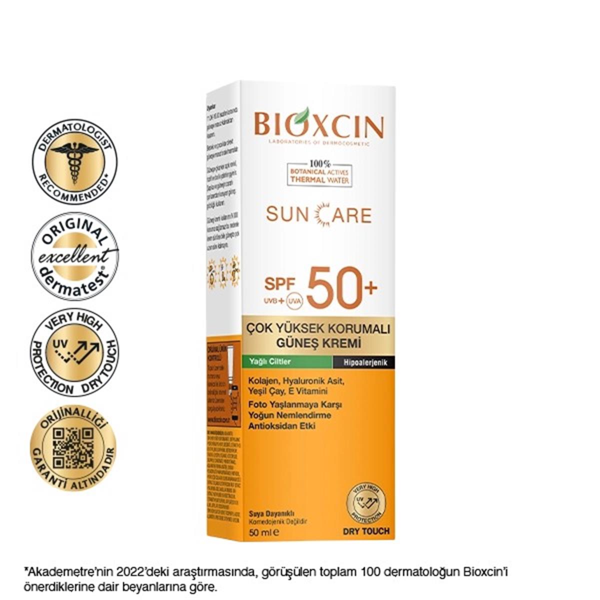 Bioxcin Sun Care Yağlı Ciltler İçin Güneş Kremi Spf 50+