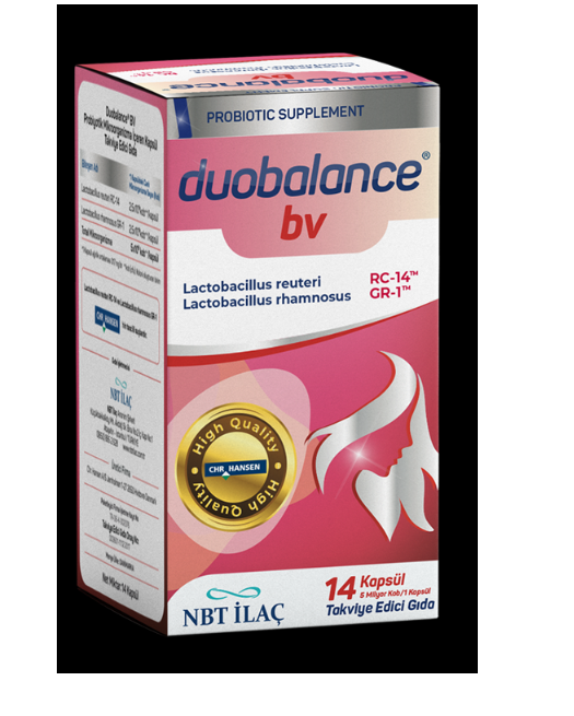 DUOBALANCE BV PROBIYOTIK MIKROORGANIZMA ICEREN TAKVIYE EDICI GIDA 14 kapsül