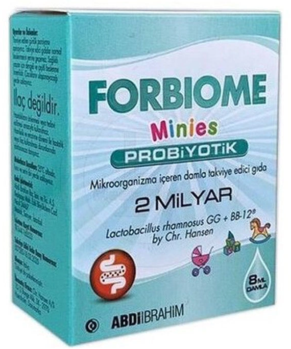 Forbiome Minies Probiyotik Damla 8 ml