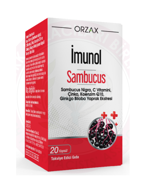 IMUNOL SAMBUCUS TAKVIYE EDICI GIDA 20 kapsül