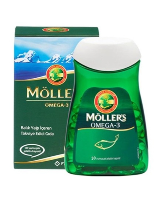 Möllers Omega-3 Takviye Edici Gıda 30 Yumuşak Kapsül