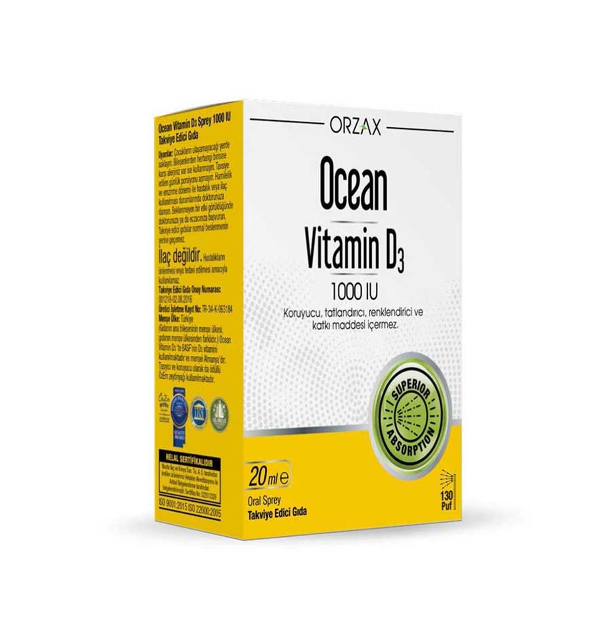 Ocean Vitamin D3 1000 IU Sprey