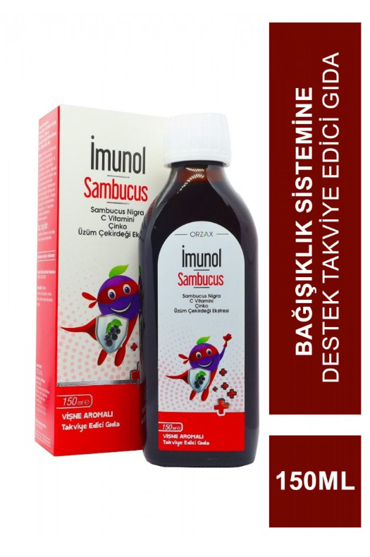 Orzax Ocean İmunol Sambucus Şurup 150 ml