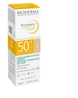 Bioderma Photoderm Cover Touch Mineral Spf50+ 40 gr - Very Light