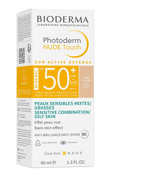 Bioderma Photoderm Nude Touch SPF50+ Very Light 40 ml
