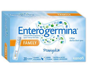 Enterogermina Family Probiyotik Mikroorganizma İçeren Takviye Edici Gıda 20 Flakon