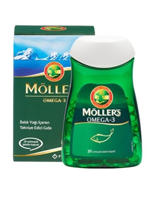 Möllers Omega-3 Takviye Edici Gıda 30 Yumuşak Kapsül