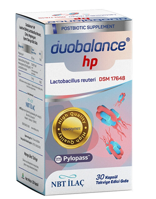NBT Life Duobalance HpTakviye Edici Gıda 30 Kapsül